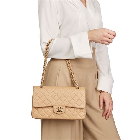 chanel medium flap bag black|chanel classic flap bag beige.